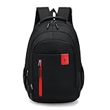 Mochila Impermeável Reforçada Escola Viagem Trabalho Faculdade (Vermelho)