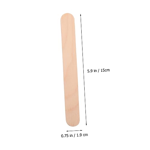 COSMEVIVI Wooden Tongue Depressors 20packs Exam Sticks Safe Easy to Use Depressors