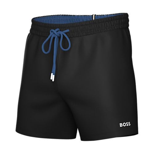 BOSS Men's Swim Shorts, Black 003, XXL