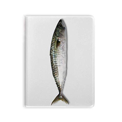 Carnet de notes long Ocean Fish noir couverture souple écriture et croquis