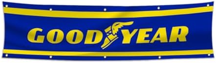 Amazon.com : Goodyear Tires Flag Banner, 2x8ft Flags with 10 Brass ...