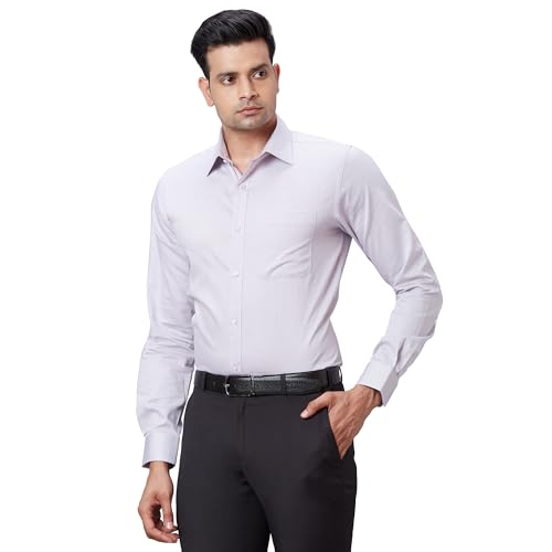 Image of Raymond Men's Structure Slim Fit Shirt