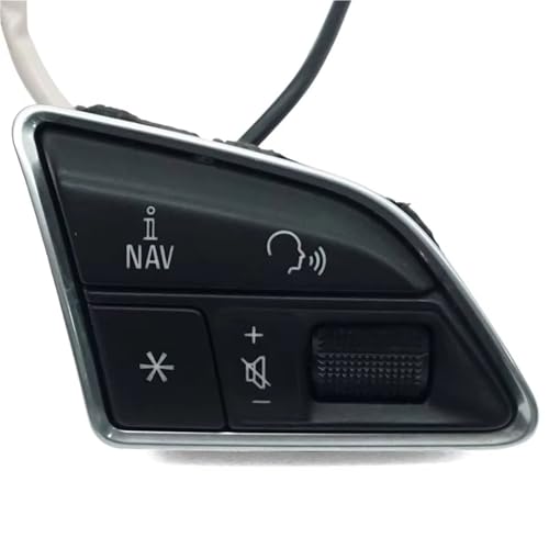 Bouton de commutation commande volant multifonction pour A3 2015 2016 interrupteur 8U0951523C noir