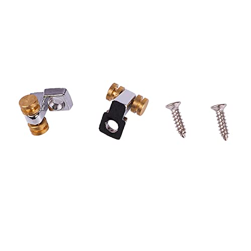 Electric Guitar Roller String Tree Brass Zinc Alloy Roller String Guide Retainer for Bass Guitarists