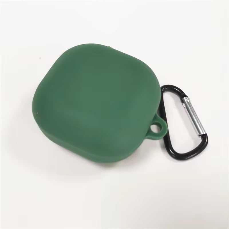 Colorcase Front & Back Full Protection Silicon Case Cover for Boat Airdopes Bliss ANC - (Green) (Airpods Not Included)