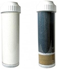 CuZn Filtros de repuesto de cartucho dual Modelo # FR-1 Cartucho de fluoruro y cartucho de espectro amplio KR-101N para sistemas de filtración de