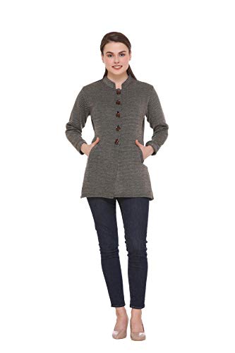 Image of ASDF Women Winter wear Woolen Sweater Cardigan Coats with Side Pockets
