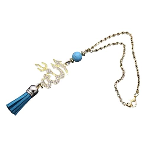 Islam Allah Car Rear View Mirror Stainless Steel Pendant Hanging Car Styling Accessories