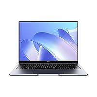 HUAWEI MateBook 14 | 14" 2K Fullview Display | AMD Ryzen 5-5500U | 16 GB RAM | 512 GB SSD | Windows 11 | QWERTZ | Grau | Schlankes Metallgehäuse | Fingerabdrucksensor | TÜV Rheinland low blue light