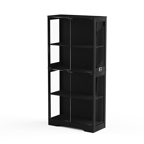 Vitrina de cristal de cuatro niveles con...