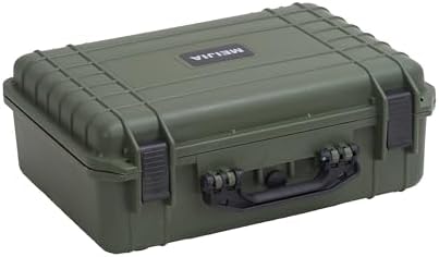MEIJIA All Weather Portable IP67 Waterproof Protective Case, Hard...