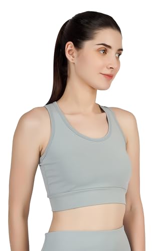 Image of Sports Bra for Women | Non-Padded High Support Gym, Yoga & Running Bra | Seamless Sweat-Wicking Polyester Workout Bra