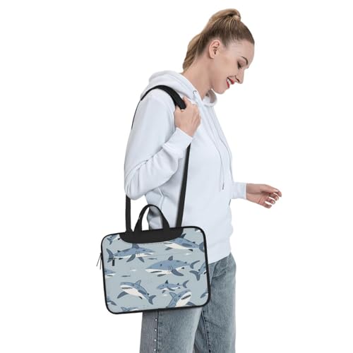 Bolsa para portátil diseño tiburón océano miniatura 7