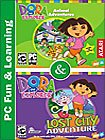 Dora the Explorer LOST CITY&ANIMAL ADVENTURES PC 2 Game