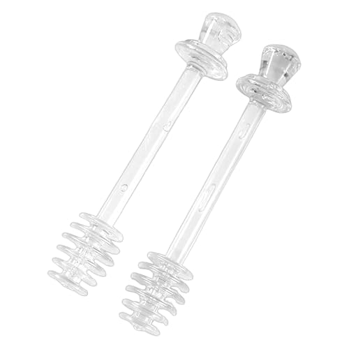 Cucchiai di miele – 2 barre trasparenti per agitazione, strumenti di dosaggio per marmellata e miele | Utensili da cucina per raccogliere e mescolare bevande e spargere per, utensili da cucina