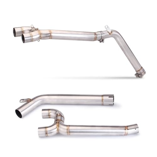 Silencieux d'échappement moto FZ6S FZ6N optimisant le flux des gaz avec tube central à enfiler