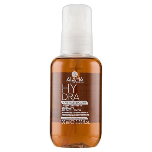 Alama Professional Hydra Cristalli Liquidi Idratanti per Capelli Secchi, Ambra, 100 ml