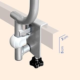 Geriafy - Sponde letto anziani | Molto resistenti e facili da installare | Anti-intrappolamento delle mani (set di 2 ringhiere)