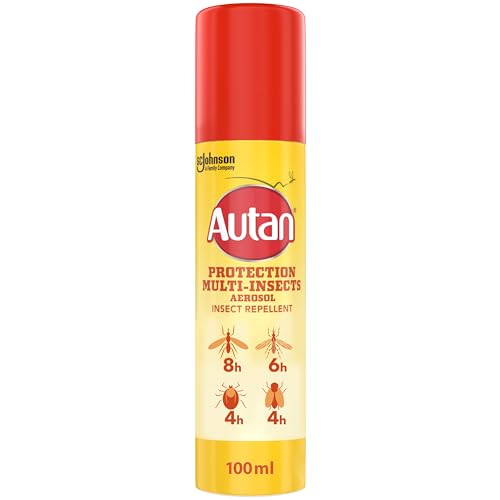 Autan Mosquito & Insect Repellent Spray 100ml DEET Free Formula Up to 8 Hours Protection Travel Essential Suitable for Kids