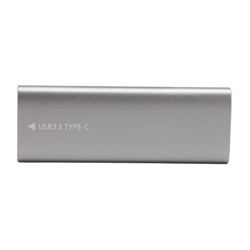 Carcasa externa SSD M.2 con alta velocidad, aluminio, plateada miniatura 3