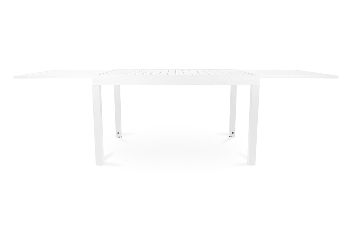 SAMIRA Tavolo da giardino allungabile 135/270 x 90 cm mod. Ares (Bianco)