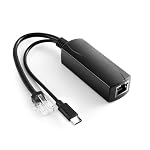 REVODATA – REVODATA 2,5G Typ C PoE Splitter 5V/3A, 48V PoE zu USB-C 5V/