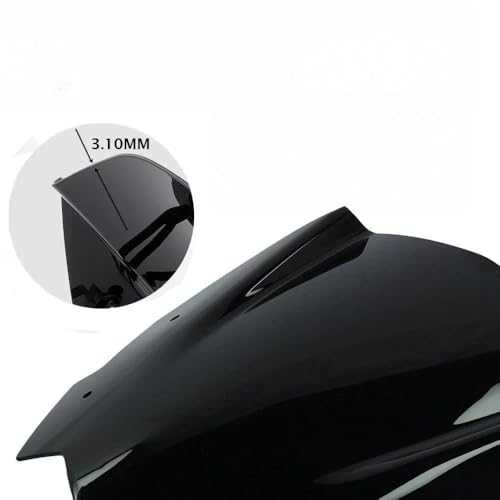 Déflecteur vent G310R réduit la fatigue du motard bulle de protection avec support 2017-2024 - 7
