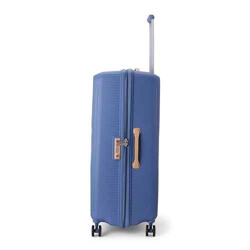 Image of American Tourister with TSA Lock & 8 Wheels Suitcase /Hard PC Check-in Luggage Bag for Travel /Trolley Bag with Double 8 Spinner Wheels for Men & Women