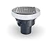 EZ-PV2-ST - EZ PVC Slab on Grade Drain with 5" Nickel Bronze Strainer and 2" x 3" Outlet