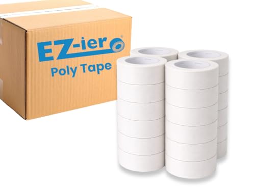 Image of EZ-ier Stucco Polyethylene Tape, Serrated-Edge (White 2 inch, Case of 24)