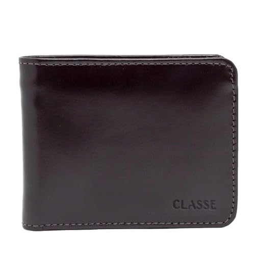Carteira Classe Couro Social Masculina 173 (Café, M)
