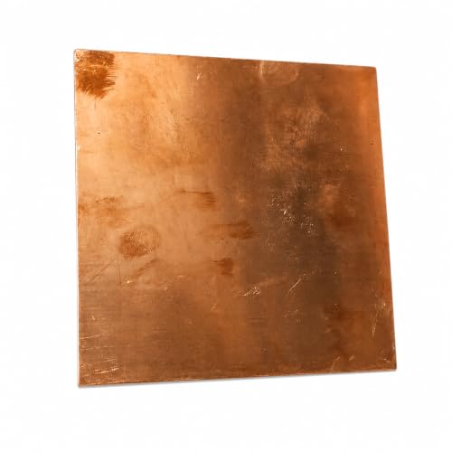 Image of Pure Copper Earthing Plate 6x6 Inch | Premium Copper Earth Sheet for Home Earthing 1kW Systems | EV Charger Grounding Plate, Electrical Earthing Copper Sheet | Corrosion Resistant Ground Plate