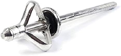 Tri-Fold Exploding Pop Rivets 3/16 (#6) Aluminum Shaveable Head Blind Rivets with Sealing Washer 6-6, 3/16" x 3/8" Grip (0.050-0.375) QTY 25