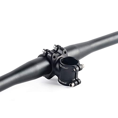 7 Degree Bike Stem Short Bicycle Stem 35Mm Handlebar Riser Extender For Road Bike, Mountain Bike, Mtb, Bmx, Cycling (Black, Handlebar Diameter 31.8Mm/1.25") #TOP4