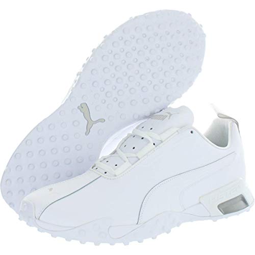PUMA Mens H.St.20 Leather Lace Up Sneakers Shoes Casual - White - Size 12 M2