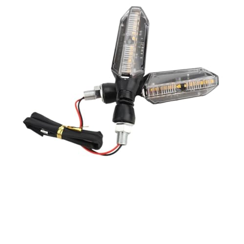 Feux arrière pour moto avec clignotant LED ambre pour sorties nocturnes