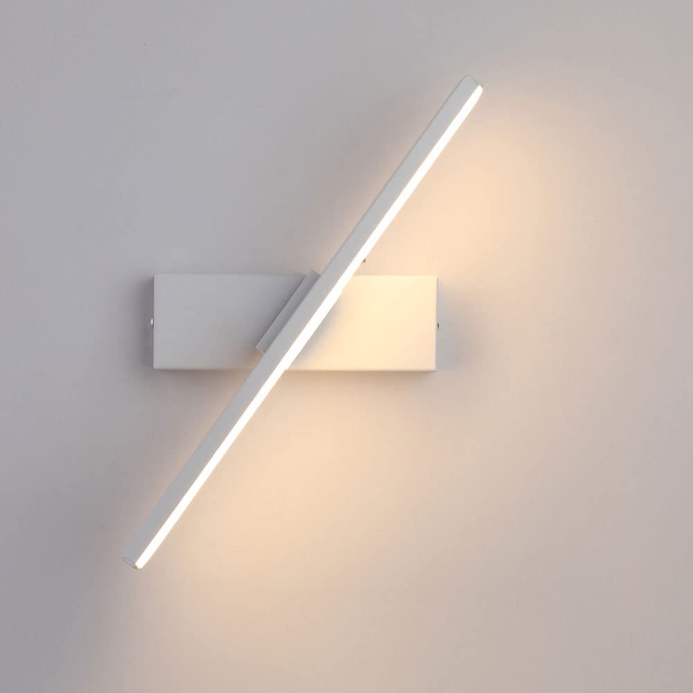 Aplique de pared lineal LED de noche ajustable de 330 grados para sala