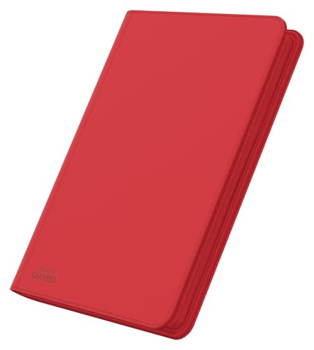 Image of Ultimate Guard Zipfolio 360 - 18 Pocket Xenoskin Red