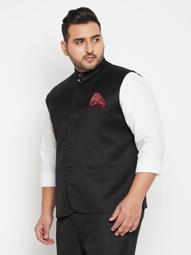 Image of Vastramay Plus Men's Nehru Jacket