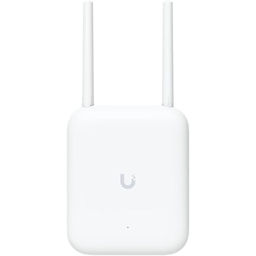 U7 Outdoor Dual-Band Weatherproof Wi-Fi 7 AP – US Version | Bundle with QALYNX 3ft Slim Cat6A Patch Cable (28 AWG)