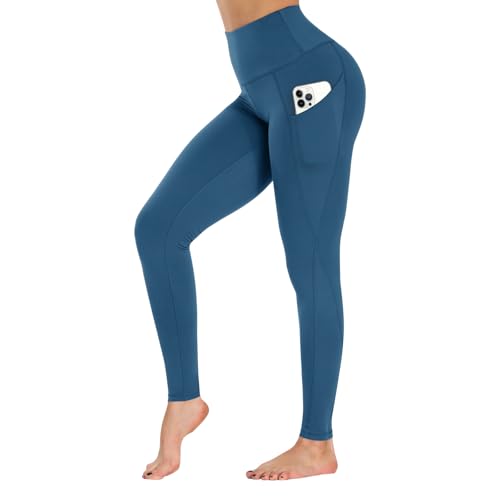 GAYHAY High Waist Yoga Pants with Pockets, Leggings for Women Tummy Control Compression Workout Leggings for Women