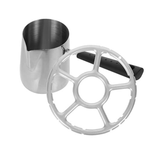 COLLBATH Small Melting Pot Stainless Steel Sauce Wok Long Handle Oil Pot Versatile Stove Use