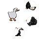 Enwye 2 Stück Lustiger Stabby Goose Nadelhalter, Nadelhalter Magnet, Nanny Handarbeitszubehör