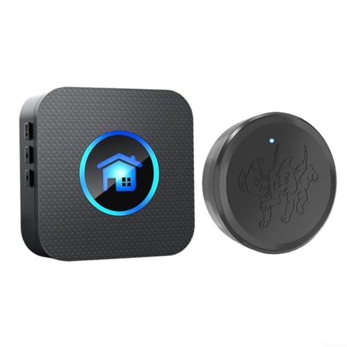 Smart Dog Doorbell Wireless Door Bell with Touch Button, 55 Personalized Ringtones and Adjustable Volume for Potty Training Puppies and Dogs to Report Exit (1