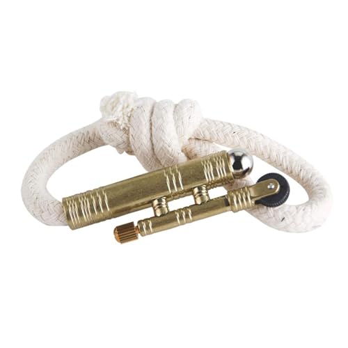 Encendedor de Trinchera Retro, Encendedor de yesca, Encendido por muela, no Requiere Queroseno ni Combustible, Adecuado for Acampar o Hacer Senderismo al Aire Libre.(Brass)