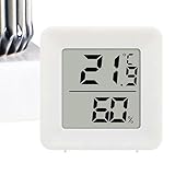 Digitales Hygrometer, batteriebetrieben, Temperatur- und Feuchtigkeitsmessgerät für Terrarium, Inkubator, Schlafzimmer, Innenbereich, Außenbereich, Haus, Büro, Garage, Wohnmobil
