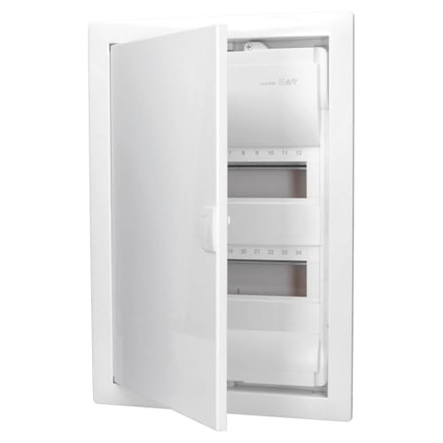 Hager HAGVH24NC Hwd-Kleinverteiler 24 TE inklusiv Türe in Rws RAL9010, 2-reihig