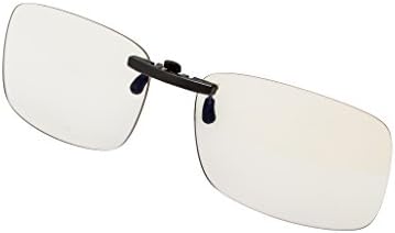 Clip on Blue Gentle Blocking Glasses I Pc Gaming Clip On Glasses I Digital Eyestrain Fatigue I Dry Eyes Aid Eye Safety Sleep Higher I Anti Glare