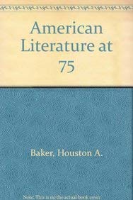 Paperback American Literature at 75: Volume 76 Book
