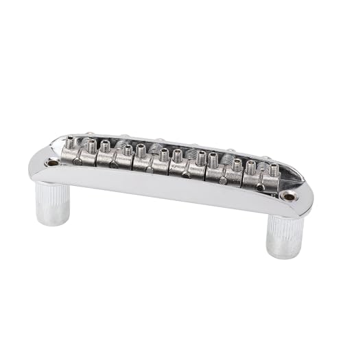 Pont Trémolo de Guitare, Pont Trémolo Réglable à Charge Supérieure en Alliage de Zinc pour Guitare Stratocaster Tremolo Bridge pour Guitares Jazzmaster 6 Cordes